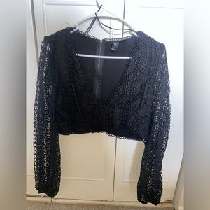 Windsor deep v-neck top